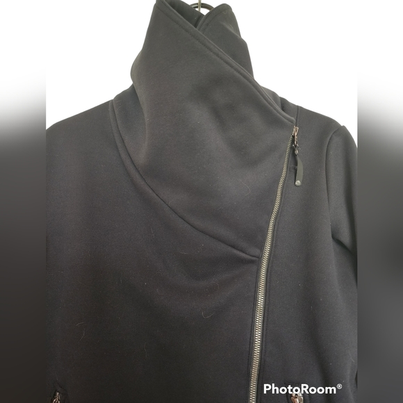 MOUNTAIN Hardwear Black full zip moto asymmetrical jacket Med - Picture 4 of 10